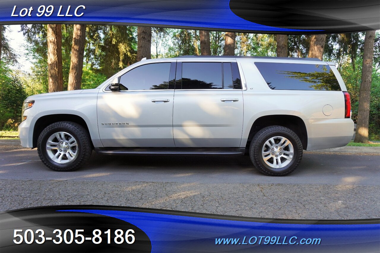 2018 Chevrolet Suburban LT 4X4 V8 5.3L Auto Heated Leather Seats  GPS 3 row seating DVD Premium Wheels Newer Tires - Photo 1 - Milwaukie, OR 97267