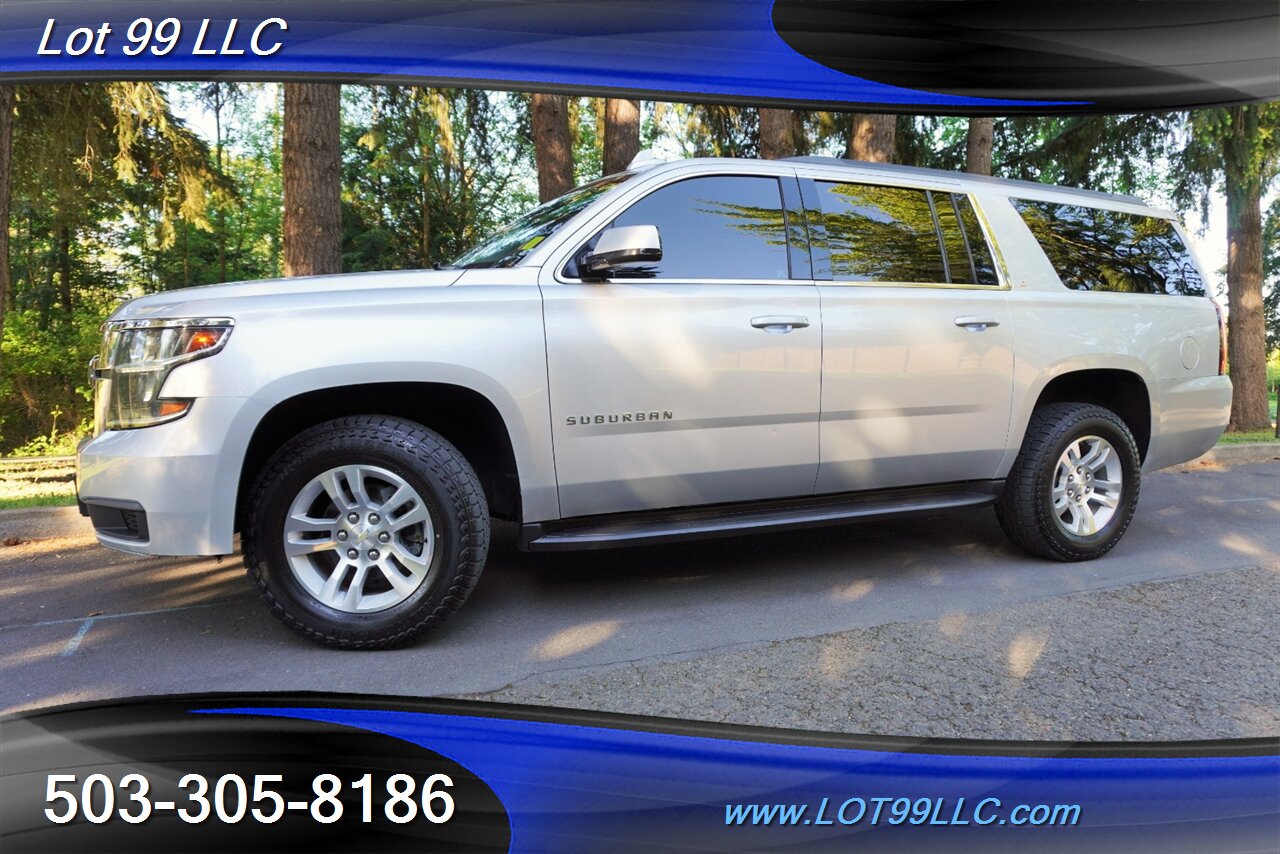 2018 Chevrolet Suburban LT 4X4 V8 5.3L Auto Heated Leather Seats  GPS 3 row seating DVD Premium Wheels Newer Tires - Photo 5 - Milwaukie, OR 97267