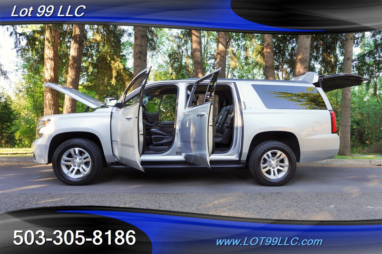 2018 Chevrolet Suburban LT 4X4 V8 5.3L Auto Heated Leather Seats  GPS 3 row seating DVD Premium Wheels Newer Tires - Photo 27 - Milwaukie, OR 97267