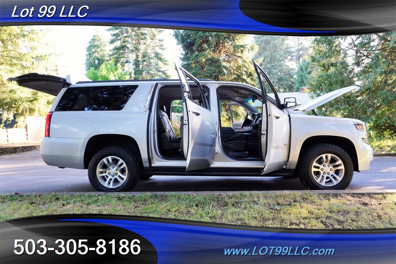 2018 Chevrolet Suburban LT 4X4 V8 5.3L Auto Heated Leather Seats  GPS 3 row seating DVD Premium Wheels Newer Tires - Photo 29 - Milwaukie, OR 97267