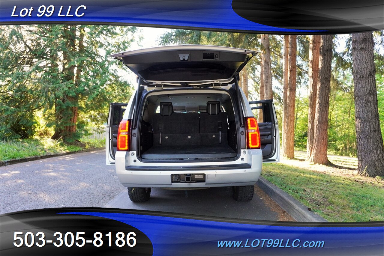 2018 Chevrolet Suburban LT 4X4 V8 5.3L Auto Heated Leather Seats  GPS 3 row seating DVD Premium Wheels Newer Tires - Photo 30 - Milwaukie, OR 97267