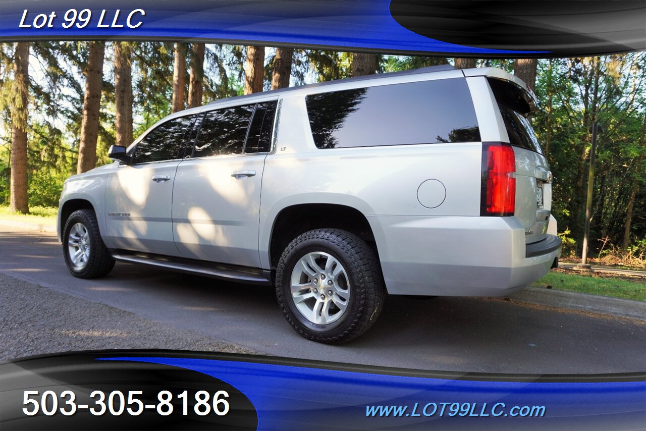 2018 Chevrolet Suburban LT 4X4 V8 5.3L Auto Heated Leather Seats  GPS 3 row seating DVD Premium Wheels Newer Tires - Photo 11 - Milwaukie, OR 97267
