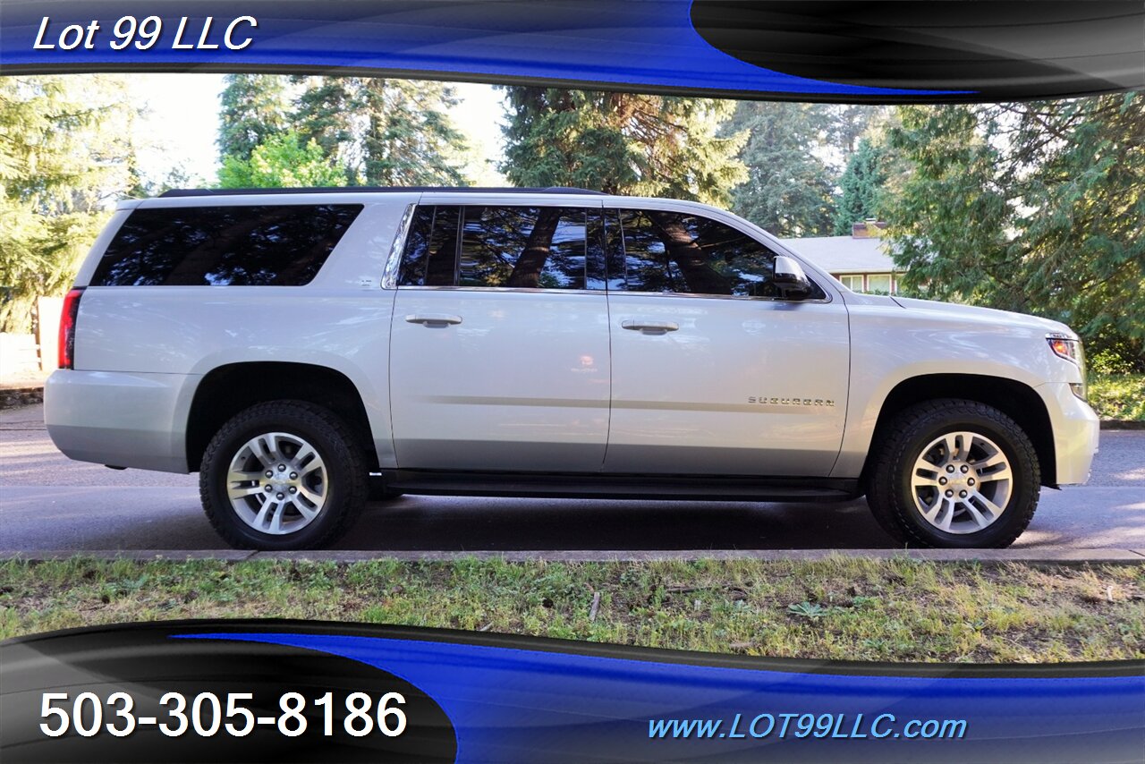 2018 Chevrolet Suburban LT 4X4 V8 5.3L Auto Heated Leather Seats  GPS 3 row seating DVD Premium Wheels Newer Tires - Photo 8 - Milwaukie, OR 97267