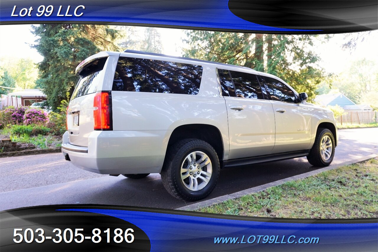 2018 Chevrolet Suburban LT 4X4 V8 5.3L Auto Heated Leather Seats  GPS 3 row seating DVD Premium Wheels Newer Tires - Photo 9 - Milwaukie, OR 97267