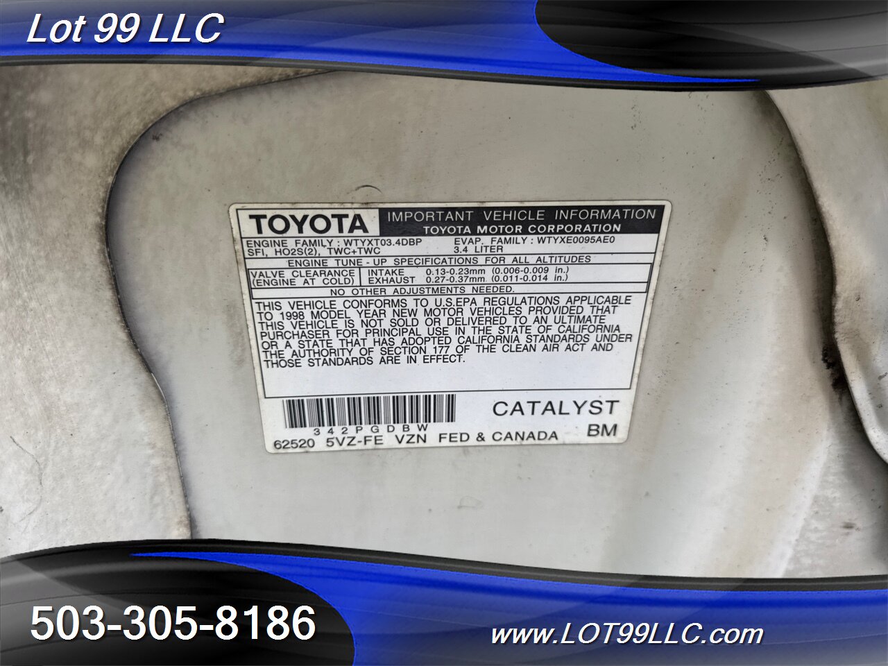 1998 Toyota Tacoma 4x4 Limited Extended Cab NEW TIRES - Photo 38 - Milwaukie, OR 97267