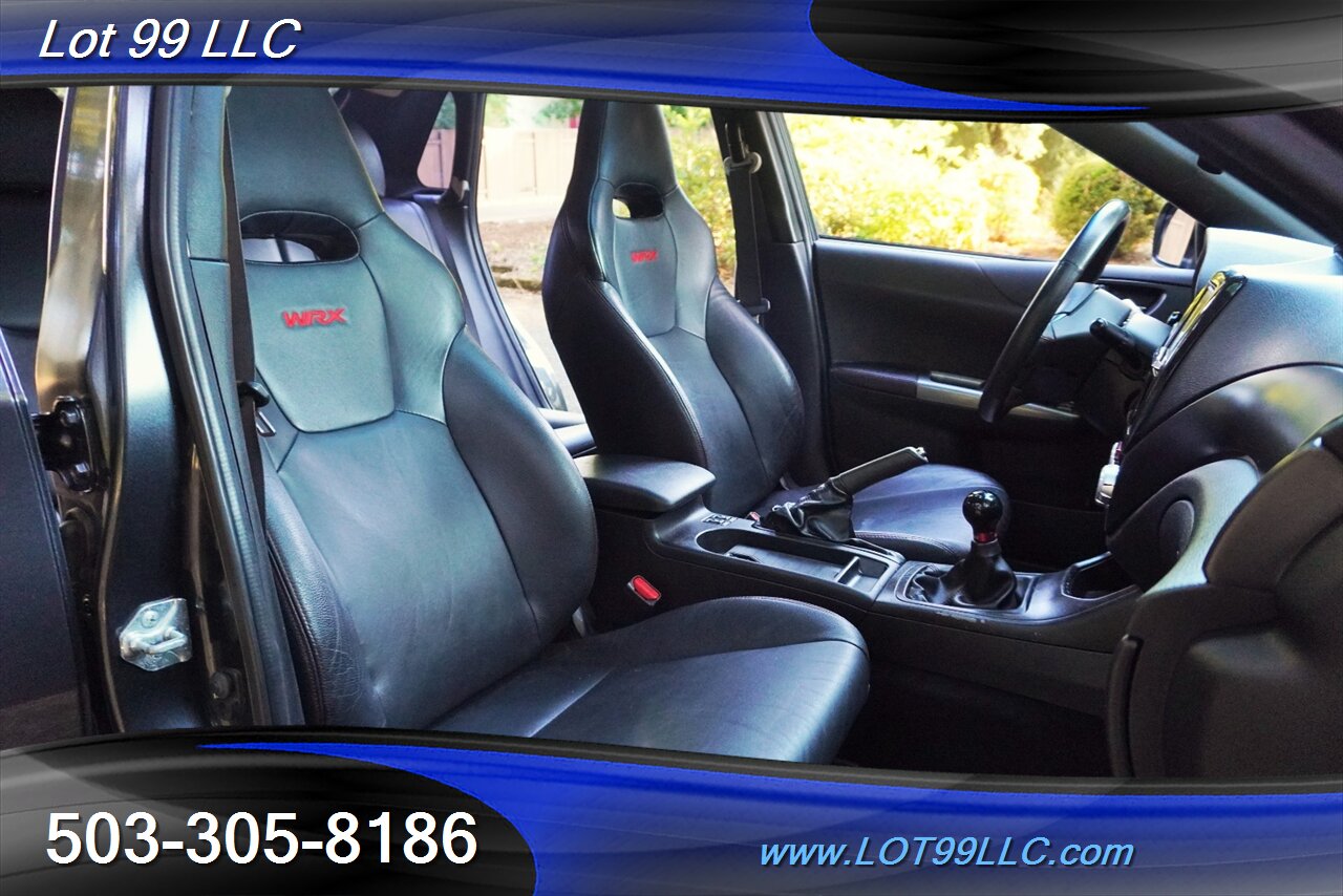 2011 Subaru Impreza WRX Limited 2.5L Manual Heated Leather Moon Roof  ENKEI Wheels Newer Tires Rear Spoiler - Photo 17 - Milwaukie, OR 97267