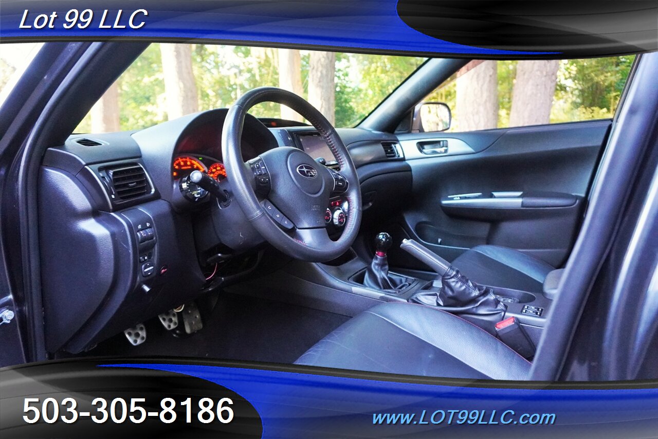 2011 Subaru Impreza WRX Limited 2.5L Manual Heated Leather Moon Roof  ENKEI Wheels Newer Tires Rear Spoiler - Photo 12 - Milwaukie, OR 97267
