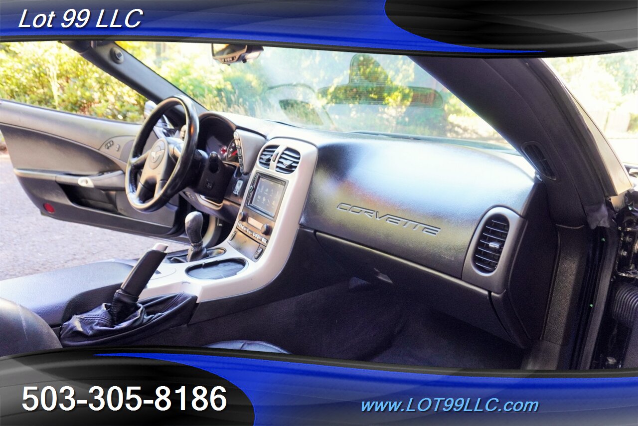 2005 Chevrolet Corvette Coupe V8 LS2 6.0L 6 Speed Manual TAGA TOP Leather Premium Wheels Newer Tires - Photo 14 - Milwaukie, OR 97267