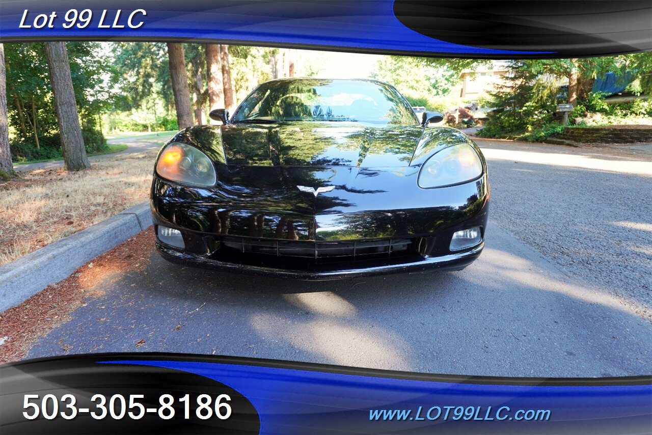 2005 Chevrolet Corvette Coupe V8 LS2 6.0L 6 Speed Manual TAGA TOP Leather Premium Wheels Newer Tires - Photo 7 - Milwaukie, OR 97267