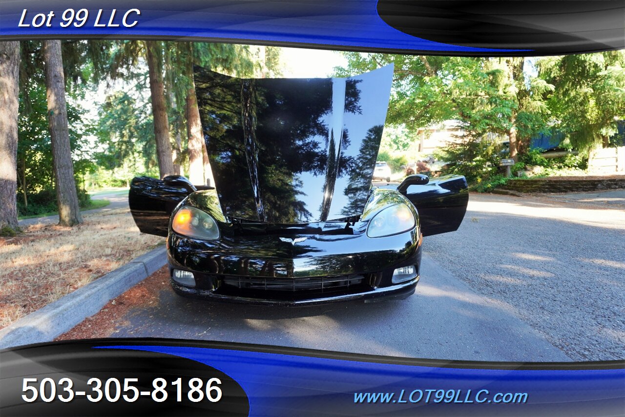 2005 Chevrolet Corvette Coupe V8 LS2 6.0L 6 Speed Manual TAGA TOP Leather Premium Wheels Newer Tires - Photo 26 - Milwaukie, OR 97267