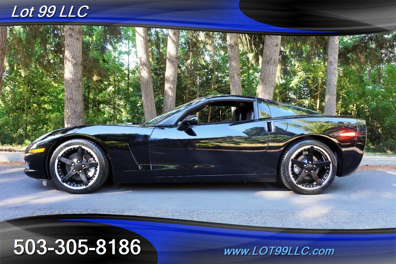 2005 Chevrolet Corvette Coupe V8 LS2 6.0L 6 Speed Manual TAGA TOP Leather Premium Wheels Newer Tires - Photo 5 - Milwaukie, OR 97267
