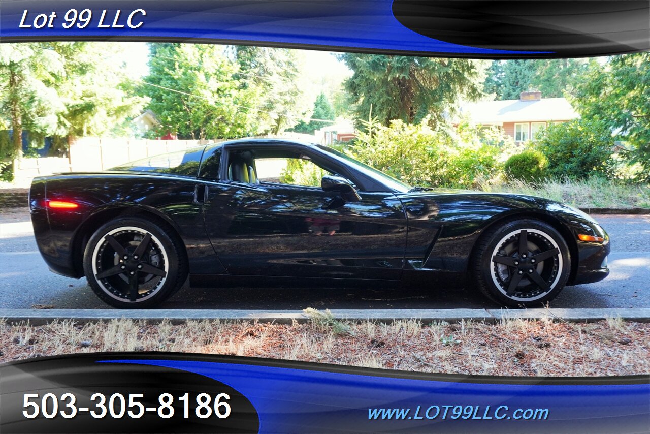 2005 Chevrolet Corvette Coupe V8 LS2 6.0L 6 Speed Manual TAGA TOP Leather Premium Wheels Newer Tires - Photo 9 - Milwaukie, OR 97267