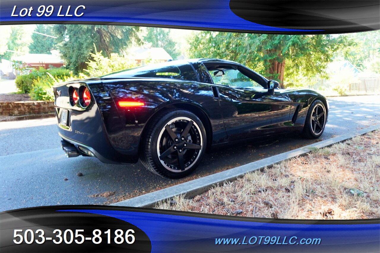 2005 Chevrolet Corvette Coupe V8 LS2 6.0L 6 Speed Manual TAGA TOP Leather Premium Wheels Newer Tires - Photo 10 - Milwaukie, OR 97267