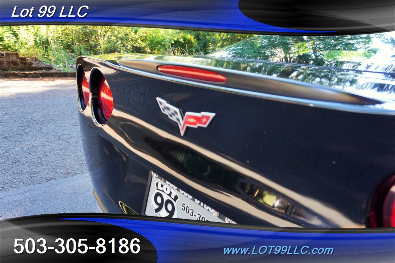 2005 Chevrolet Corvette Coupe V8 LS2 6.0L 6 Speed Manual TAGA TOP Leather Premium Wheels Newer Tires - Photo 29 - Milwaukie, OR 97267