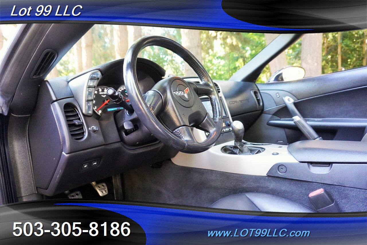 2005 Chevrolet Corvette Coupe V8 LS2 6.0L 6 Speed Manual TAGA TOP Leather Premium Wheels Newer Tires - Photo 13 - Milwaukie, OR 97267