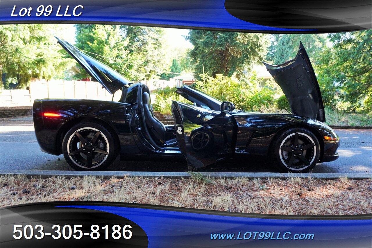2005 Chevrolet Corvette Coupe V8 LS2 6.0L 6 Speed Manual TAGA TOP Leather Premium Wheels Newer Tires - Photo 27 - Milwaukie, OR 97267