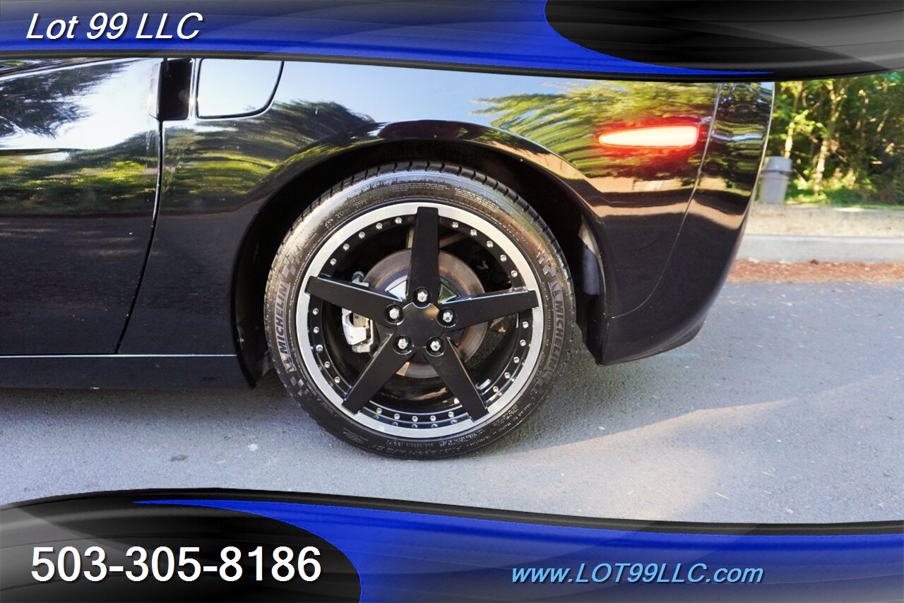 2005 Chevrolet Corvette Coupe V8 LS2 6.0L 6 Speed Manual TAGA TOP Leather Premium Wheels Newer Tires - Photo 30 - Milwaukie, OR 97267