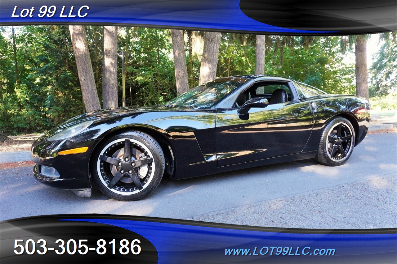 2005 Chevrolet Corvette Coupe V8 LS2 6.0L 6 Speed Manual TAGA TOP Leather Premium Wheels Newer Tires - Photo 6 - Milwaukie, OR 97267