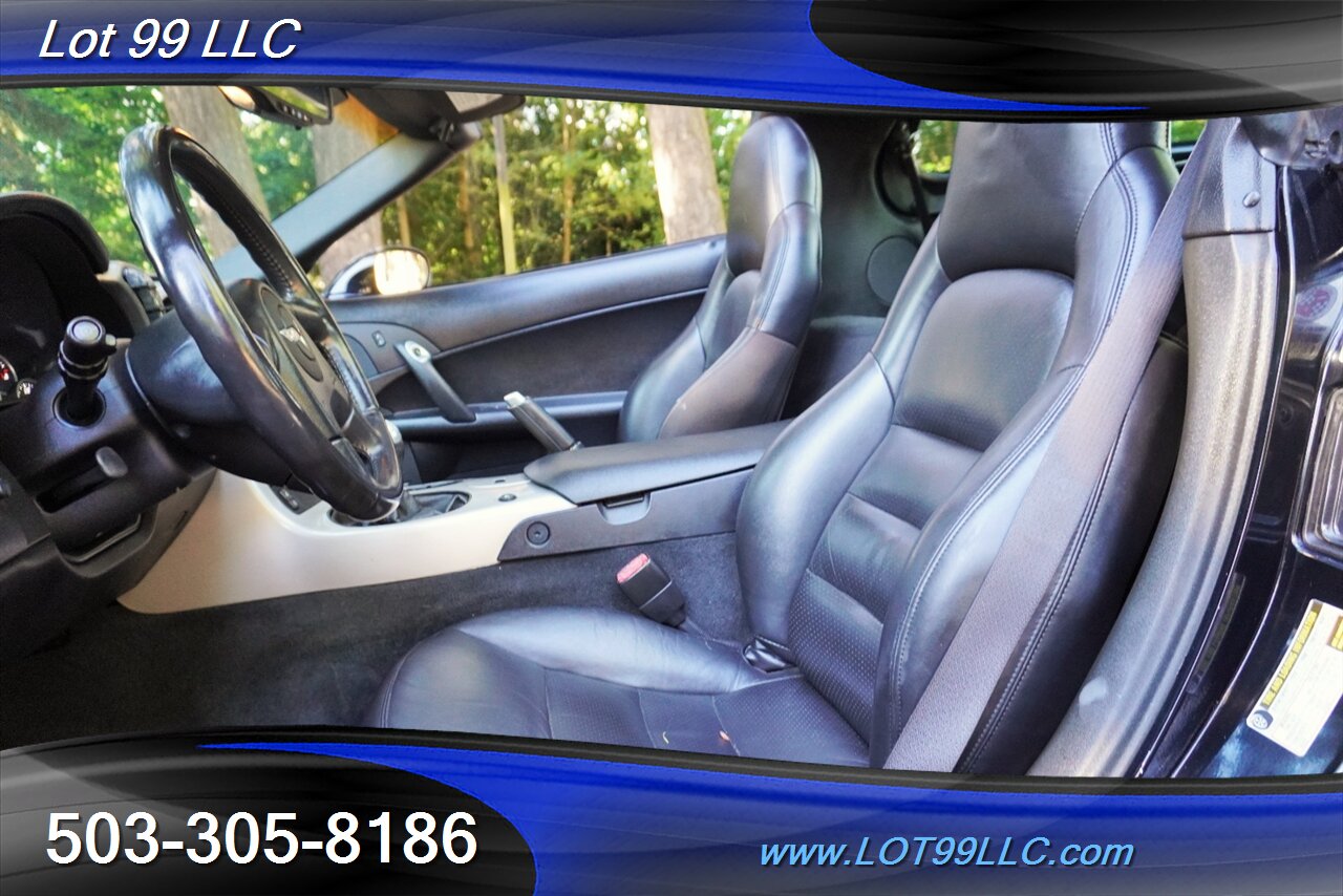 2005 Chevrolet Corvette Coupe V8 LS2 6.0L 6 Speed Manual TAGA TOP Leather Premium Wheels Newer Tires - Photo 2 - Milwaukie, OR 97267