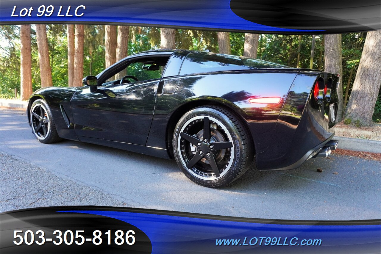 2005 Chevrolet Corvette Coupe V8 LS2 6.0L 6 Speed Manual TAGA TOP Leather Premium Wheels Newer Tires - Photo 12 - Milwaukie, OR 97267