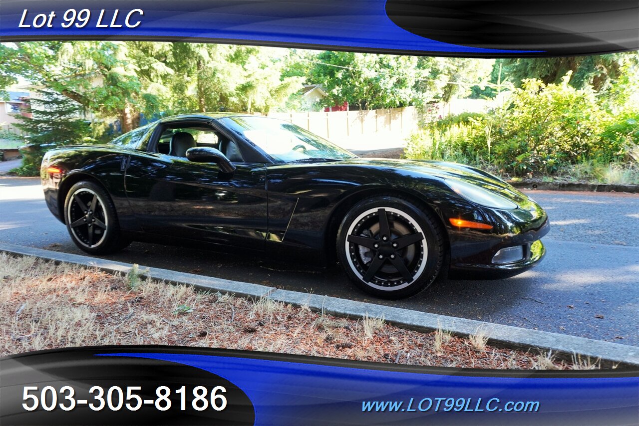 2005 Chevrolet Corvette Coupe V8 LS2 6.0L 6 Speed Manual TAGA TOP Leather Premium Wheels Newer Tires - Photo 8 - Milwaukie, OR 97267