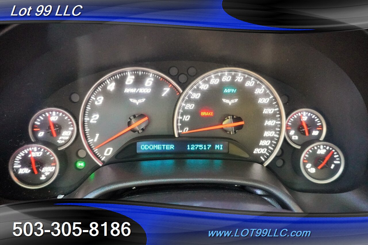 2005 Chevrolet Corvette Coupe V8 LS2 6.0L 6 Speed Manual TAGA TOP Leather Premium Wheels Newer Tires - Photo 18 - Milwaukie, OR 97267