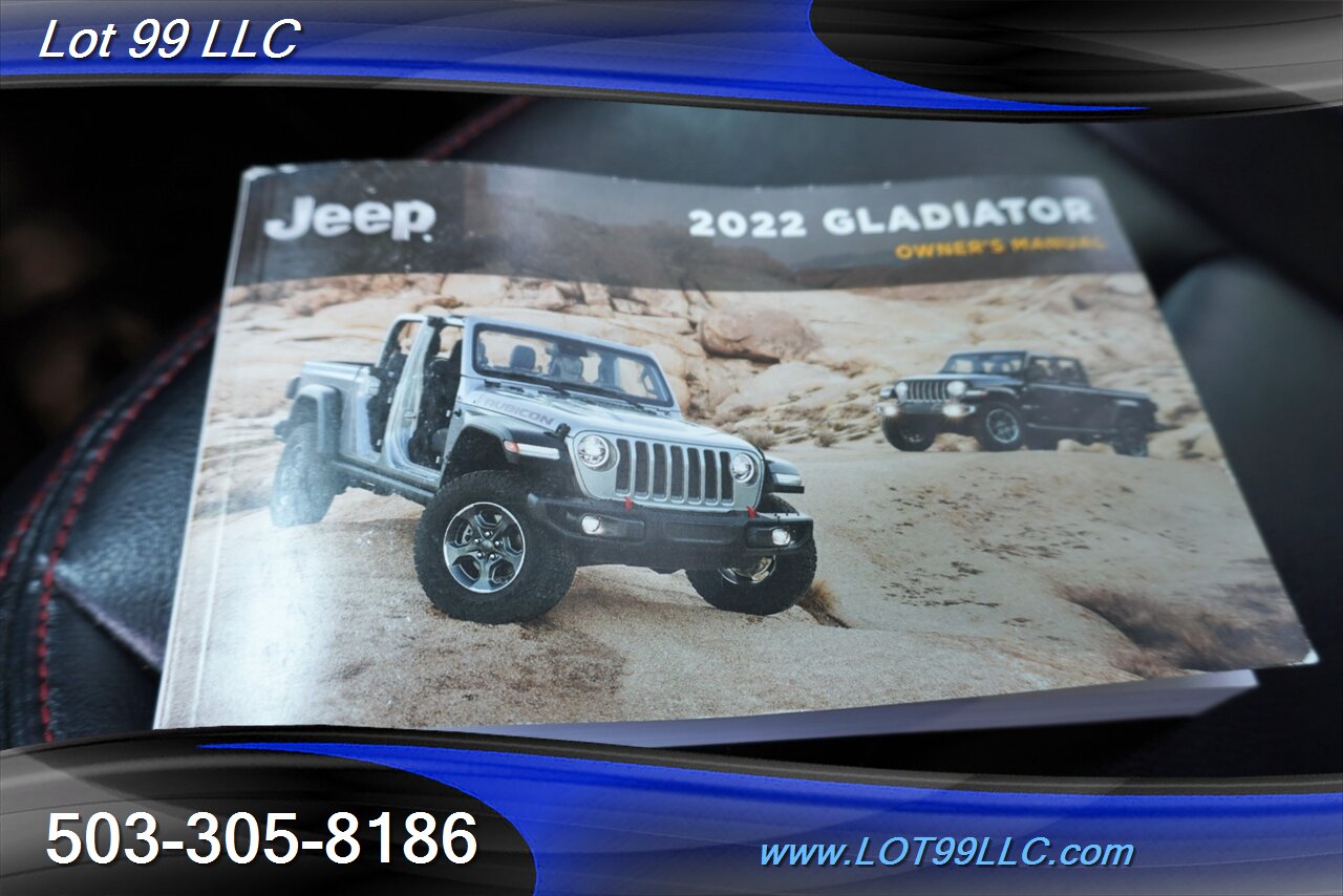 2022 Jeep Gladiator Rubicon 4X4 Rubicon 3.0l Eco Diesel 8 speed trans Leather Seats - Photo 40 - Milwaukie, OR 97267