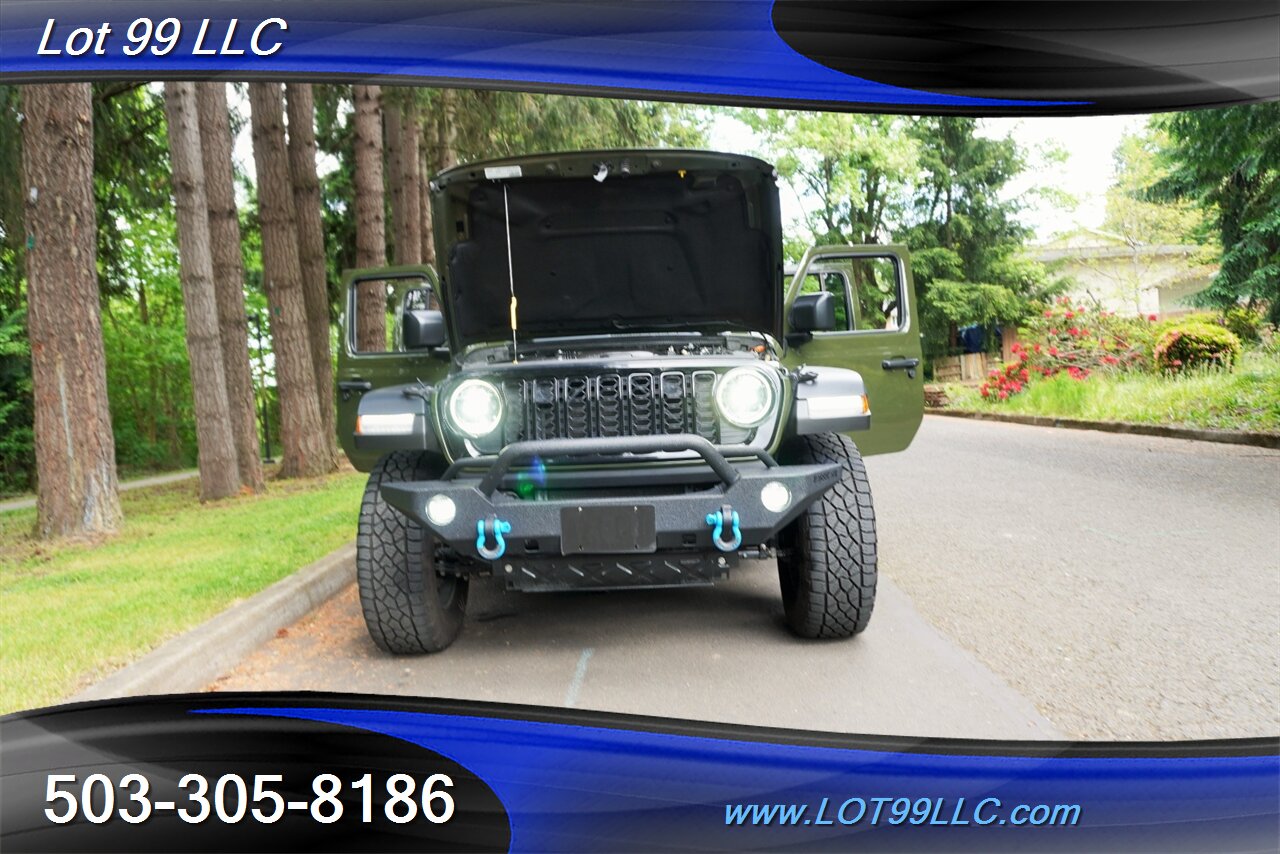 2024 Jeep Wrangler Willys 4xe 4X4 2.0L PLUG IN HYBRID Only 50K Heated  Seats BIG SCREEN Hard Top Bumpers Black Wheels Newer Tires 1 OWNER - Photo 28 - Milwaukie, OR 97267