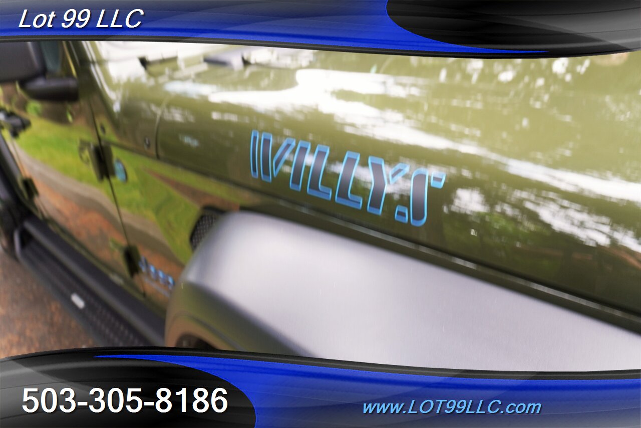 2024 Jeep Wrangler Willys 4xe 4X4 2.0L PLUG IN HYBRID Only 50K Heated  Seats BIG SCREEN Hard Top Bumpers Black Wheels Newer Tires 1 OWNER - Photo 37 - Milwaukie, OR 97267