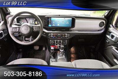 2024 Jeep Wrangler Willys 4xe 4X4 2.0L PLUG IN HYBRID Only 50K Heated  Seats BIG SCREEN Hard Top Bumpers Black Wheels Newer Tires 1 OWNER - Photo 2 - Milwaukie, OR 97267