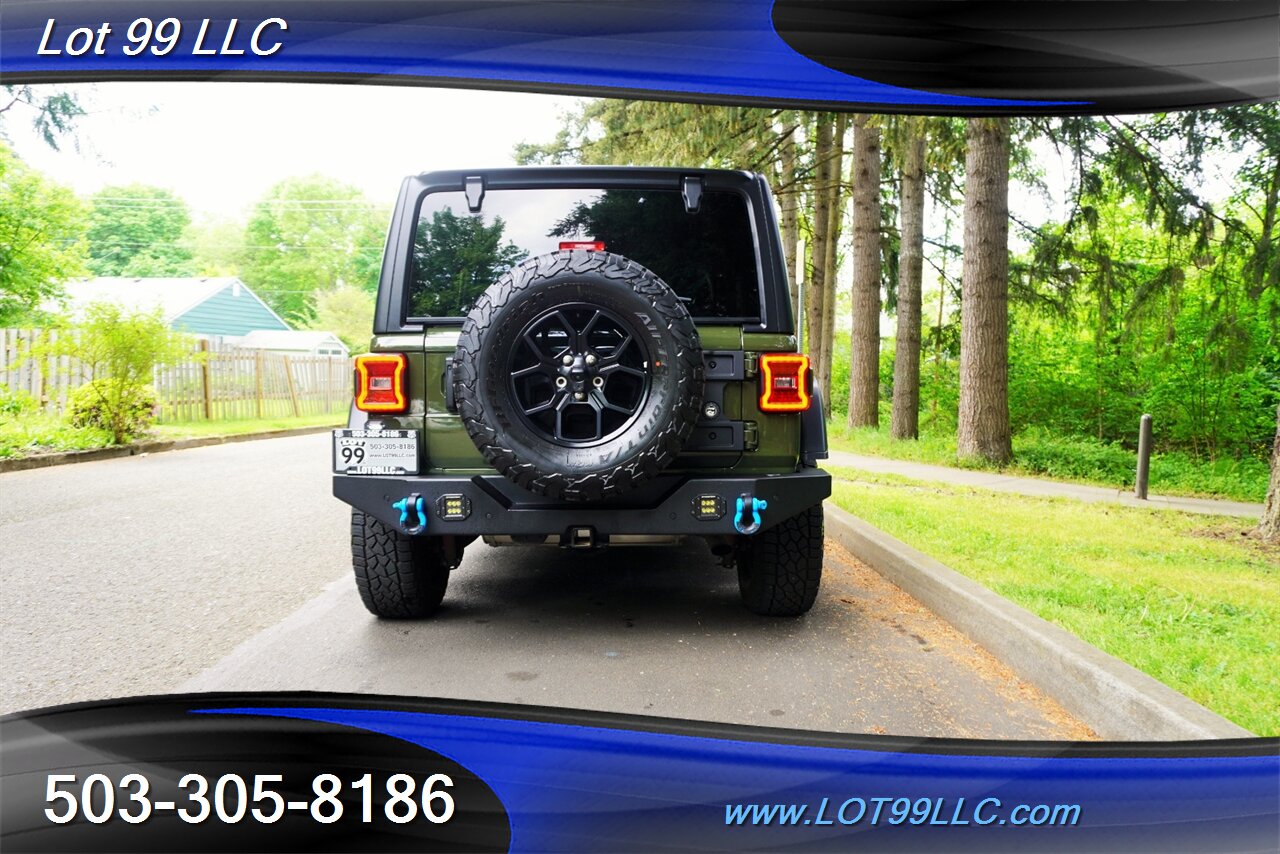 2024 Jeep Wrangler Willys 4xe 4X4 2.0L PLUG IN HYBRID Only 50K Heated  Seats BIG SCREEN Hard Top Bumpers Black Wheels Newer Tires 1 OWNER - Photo 10 - Milwaukie, OR 97267