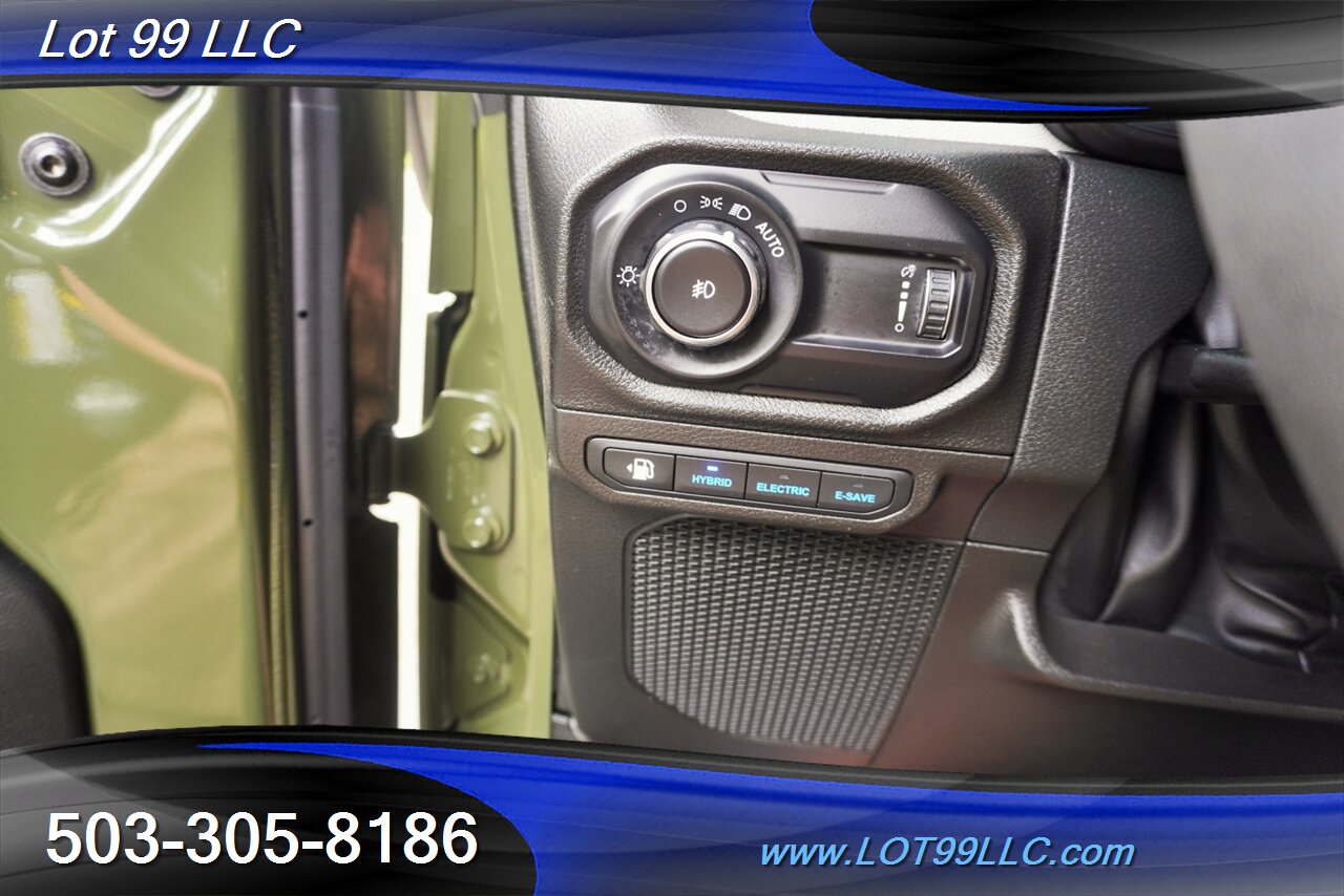 2024 Jeep Wrangler Willys 4xe 4X4 2.0L PLUG IN HYBRID Only 50K Heated  Seats BIG SCREEN Hard Top Bumpers Black Wheels Newer Tires 1 OWNER - Photo 26 - Milwaukie, OR 97267