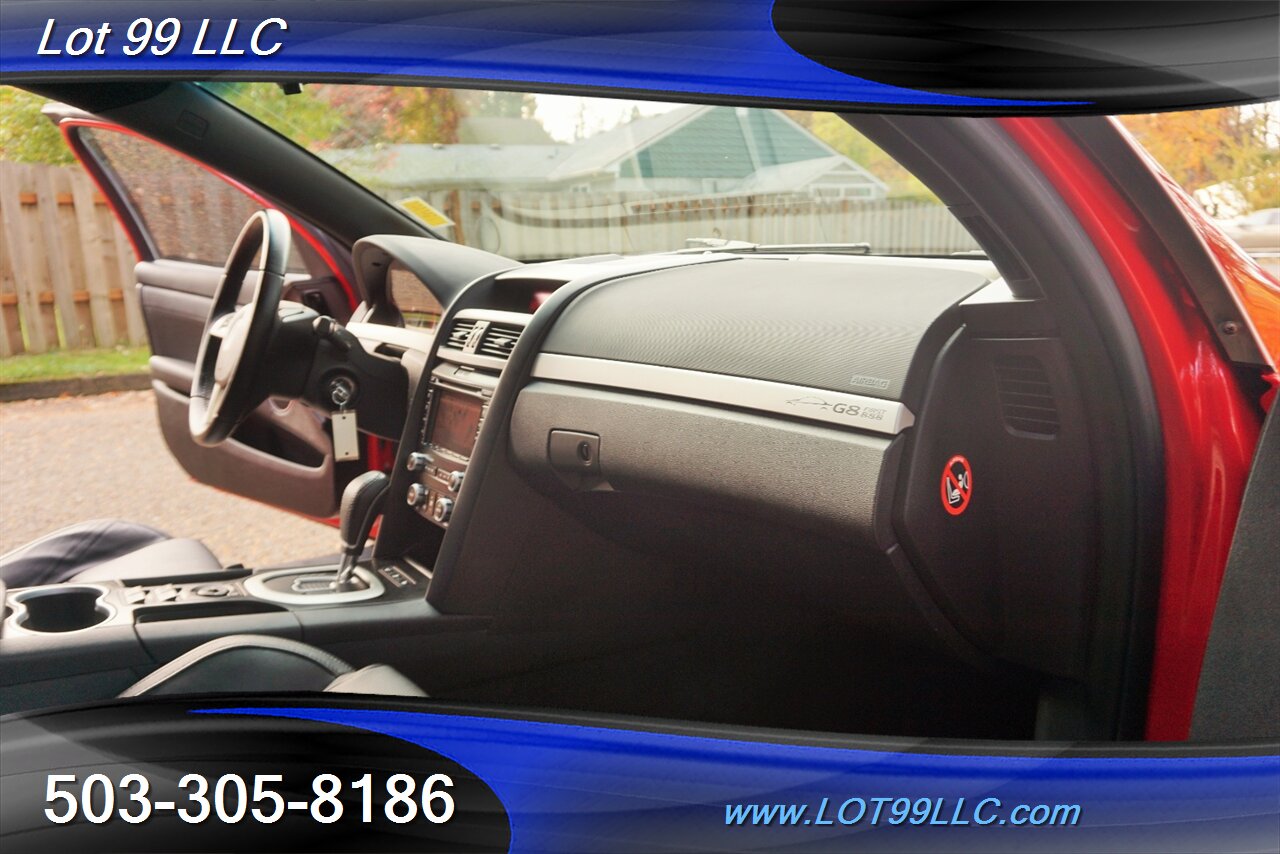 2008 Pontiac G8 GT Sedan V8 6.0L Auto Heated Leather Moon Roof   - Photo 14 - Milwaukie, OR 97267