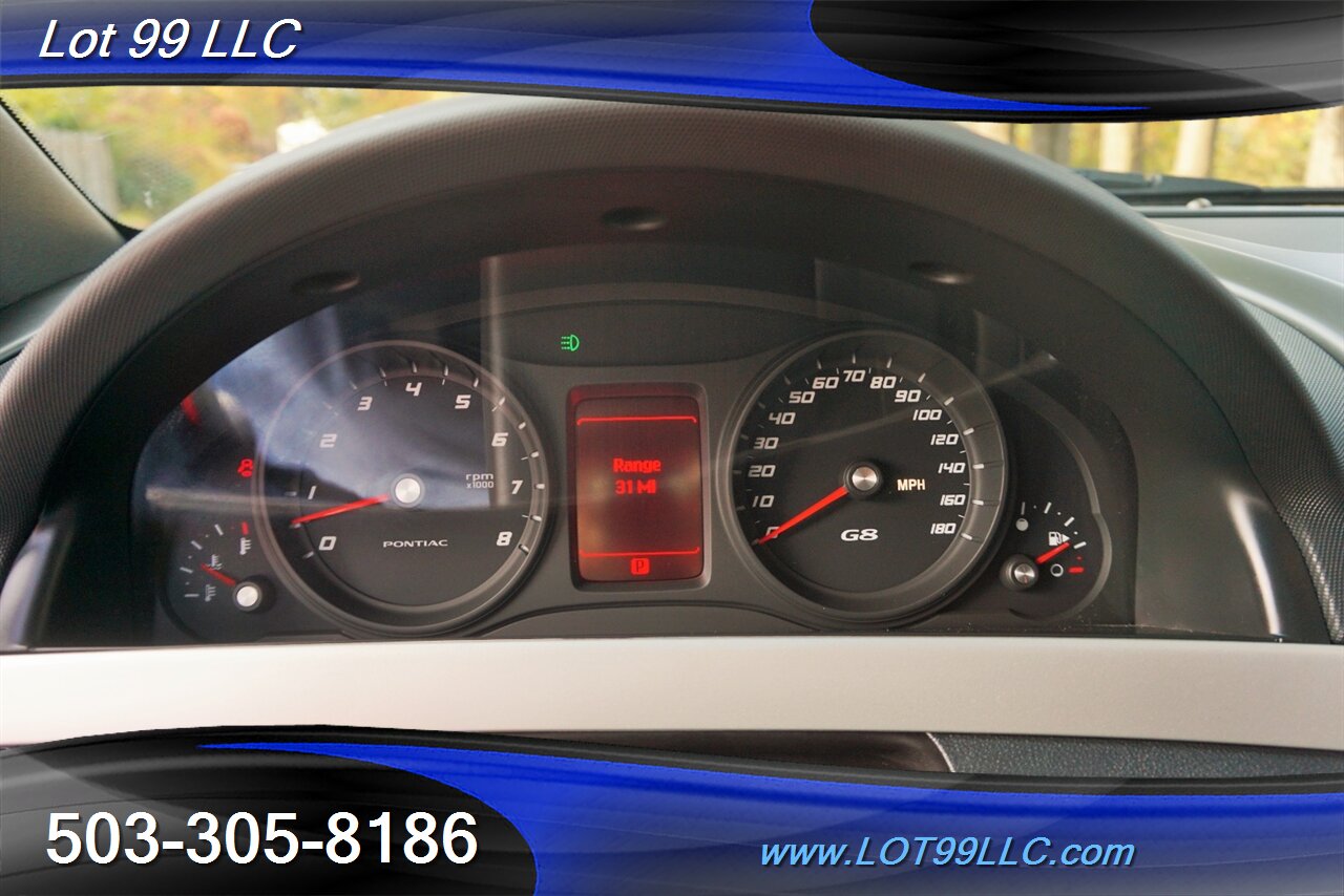 2008 Pontiac G8 GT Sedan V8 6.0L Auto Heated Leather Moon Roof   - Photo 18 - Milwaukie, OR 97267