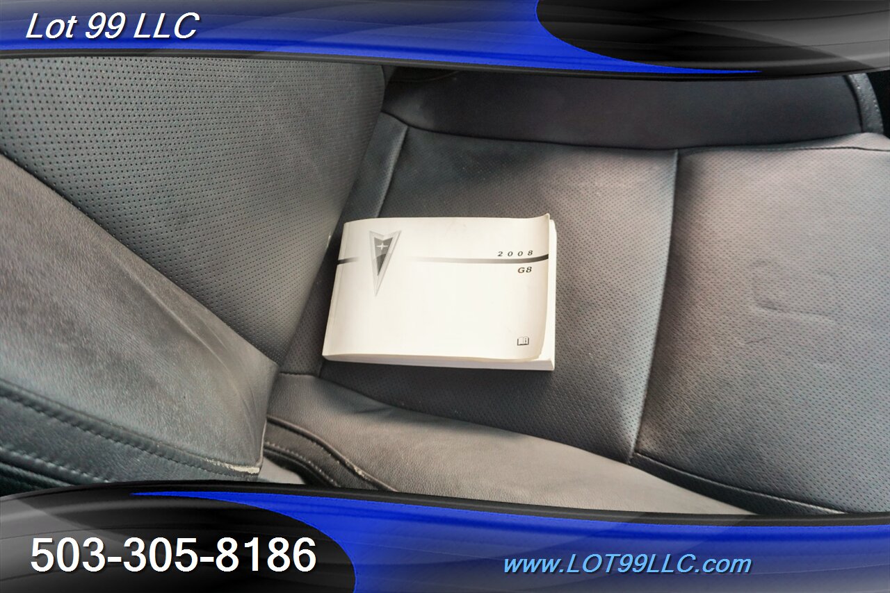 2008 Pontiac G8 GT Sedan V8 6.0L Auto Heated Leather Moon Roof   - Photo 33 - Milwaukie, OR 97267