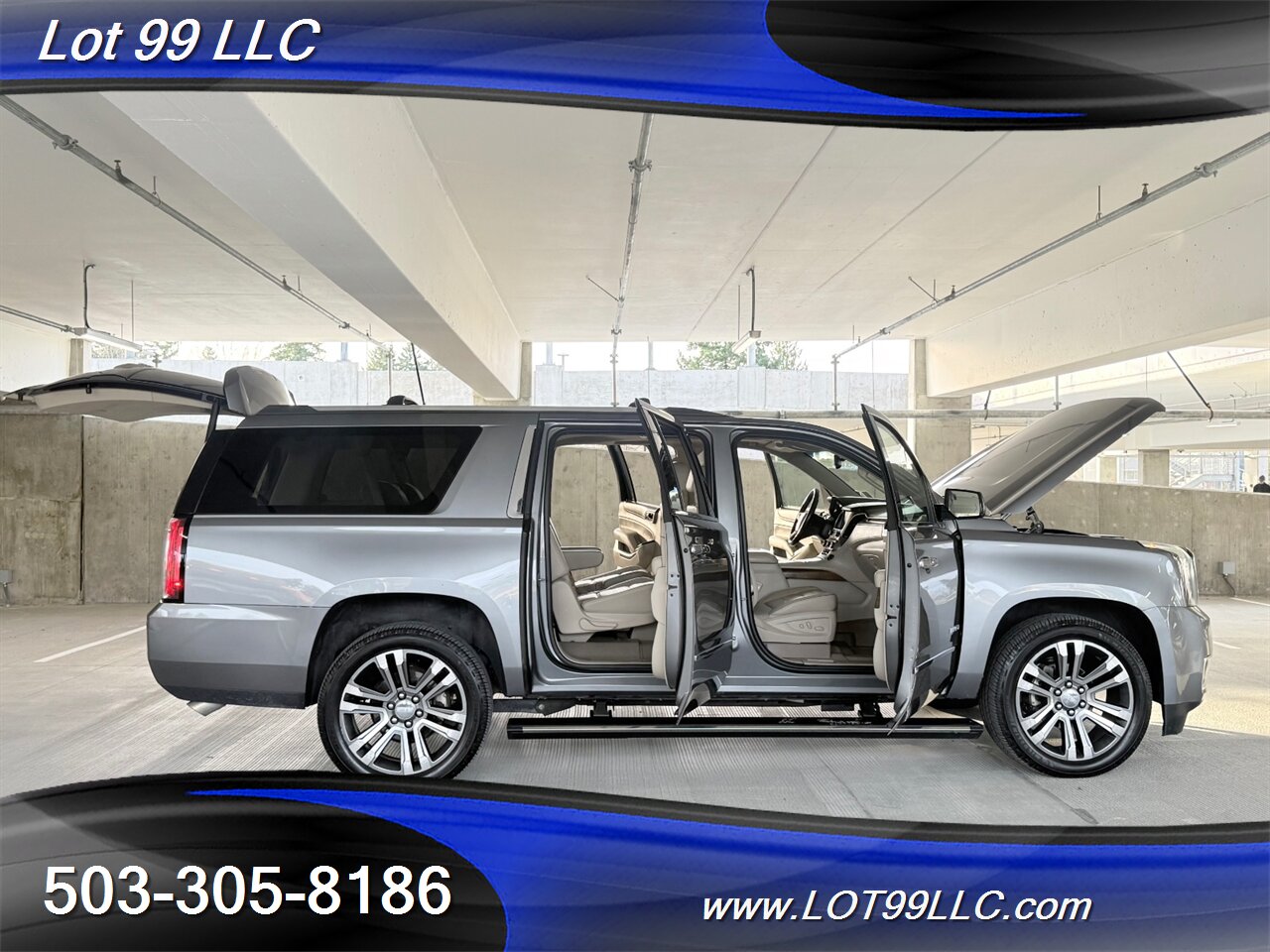 2018 GMC Yukon XL Denali (Suburban) 1-Owner 118k 4x4  DVD BOSE Quad Buckets Moon Roof Htd-CLD Leather Navi Heads Up Display Heated Rear Seats - Photo 51 - Milwaukie, OR 97267