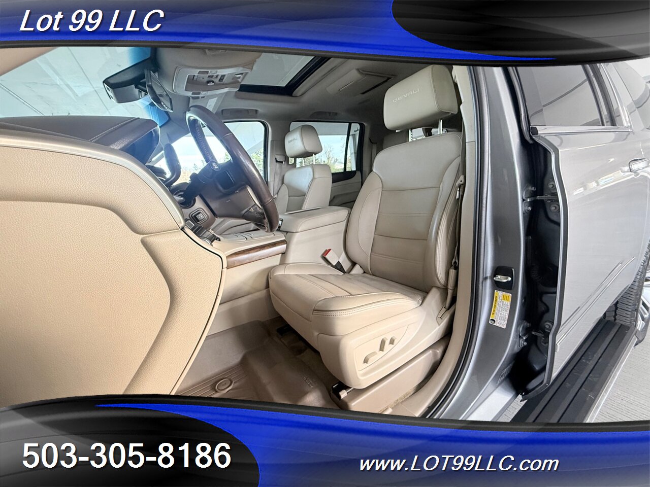 2018 GMC Yukon XL Denali (Suburban) 1-Owner 118k 4x4  DVD BOSE Quad Buckets Moon Roof Htd-CLD Leather Navi Heads Up Display Heated Rear Seats - Photo 31 - Milwaukie, OR 97267