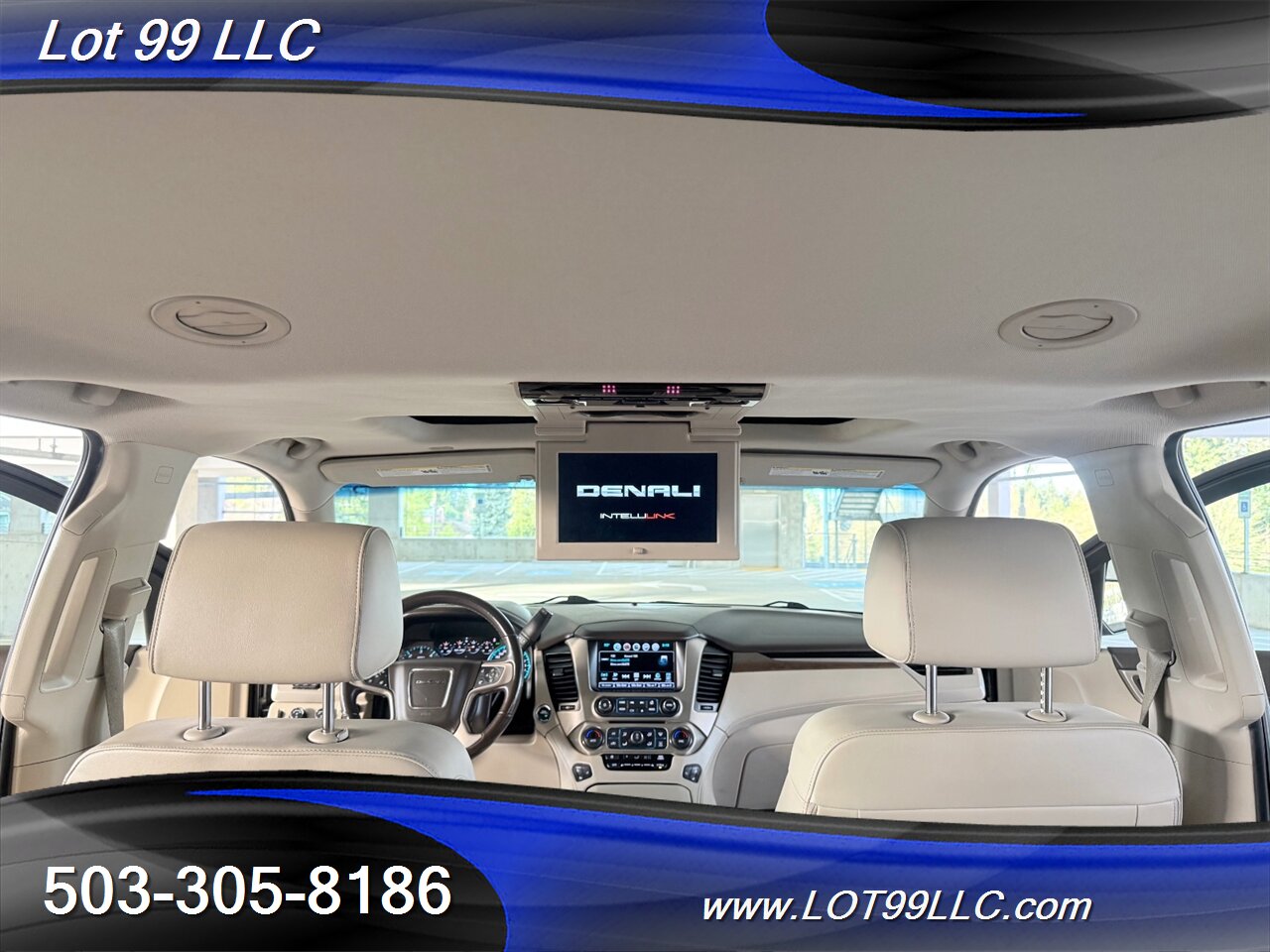 2018 GMC Yukon XL Denali (Suburban) 1-Owner 118k 4x4  DVD BOSE Quad Buckets Moon Roof Htd-CLD Leather Navi Heads Up Display Heated Rear Seats - Photo 40 - Milwaukie, OR 97267