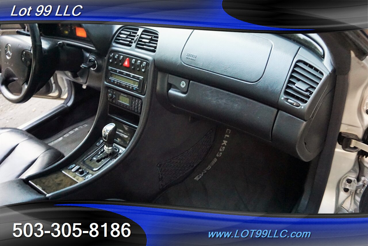 2001 Mercedes-Benz CLK 55 AMG Coupe 86K V8 Auto Heated Leather Moon   - Photo 35 - Milwaukie, OR 97267