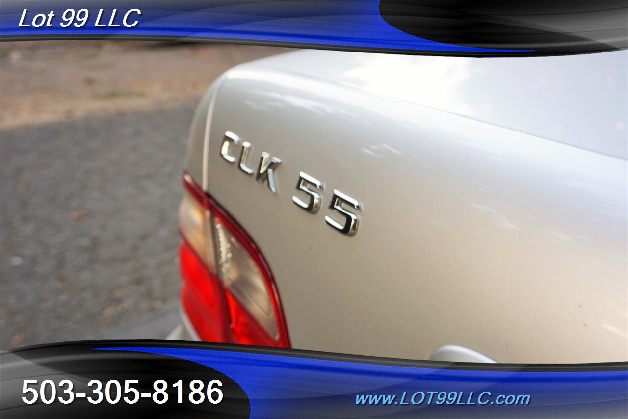 2001 Mercedes-Benz CLK 55 AMG Coupe 86K V8 Auto Heated Leather Moon   - Photo 31 - Milwaukie, OR 97267