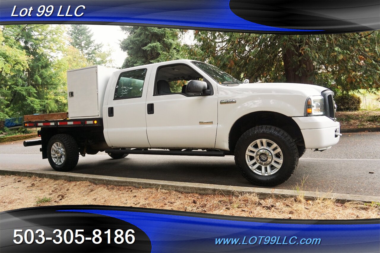 2007 Ford F-350 4X4 Power Stroke BULLETPROOF FLAT BED New Tires   - Photo 7 - Milwaukie, OR 97267