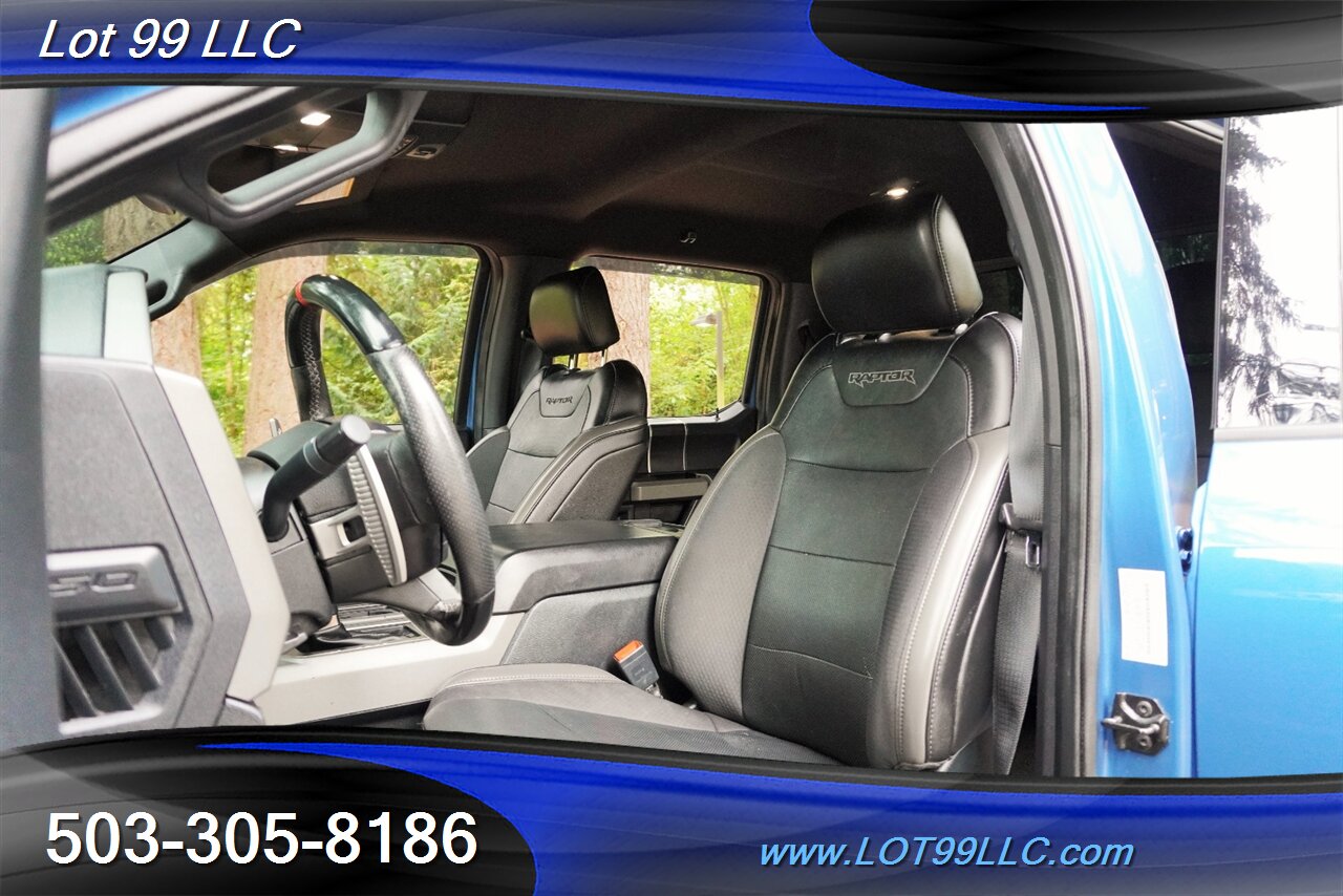 2020 Ford F-150 Raptor 4X4 V6 3.5L Ecoboost 10 Speed Auto Heated Leather Seats AMP Folding Boards Baja Front Bumpers RIGID FOG LIGHTS 20S 37S - Photo 14 - Milwaukie, OR 97267