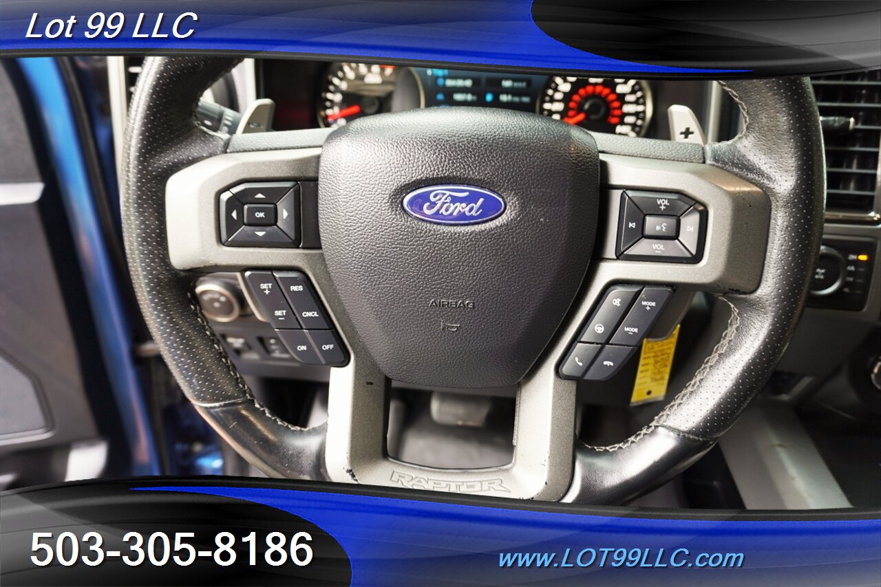 2020 Ford F-150 Raptor 4X4 V6 3.5L Ecoboost 10 Speed Auto Heated Leather Seats AMP Folding Boards Baja Front Bumpers RIGID FOG LIGHTS 20S 37S - Photo 30 - Milwaukie, OR 97267