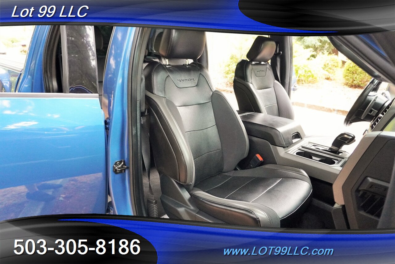2020 Ford F-150 Raptor 4X4 V6 3.5L Ecoboost 10 Speed Auto Heated Leather Seats AMP Folding Boards Baja Front Bumpers RIGID FOG LIGHTS 20S 37S - Photo 18 - Milwaukie, OR 97267
