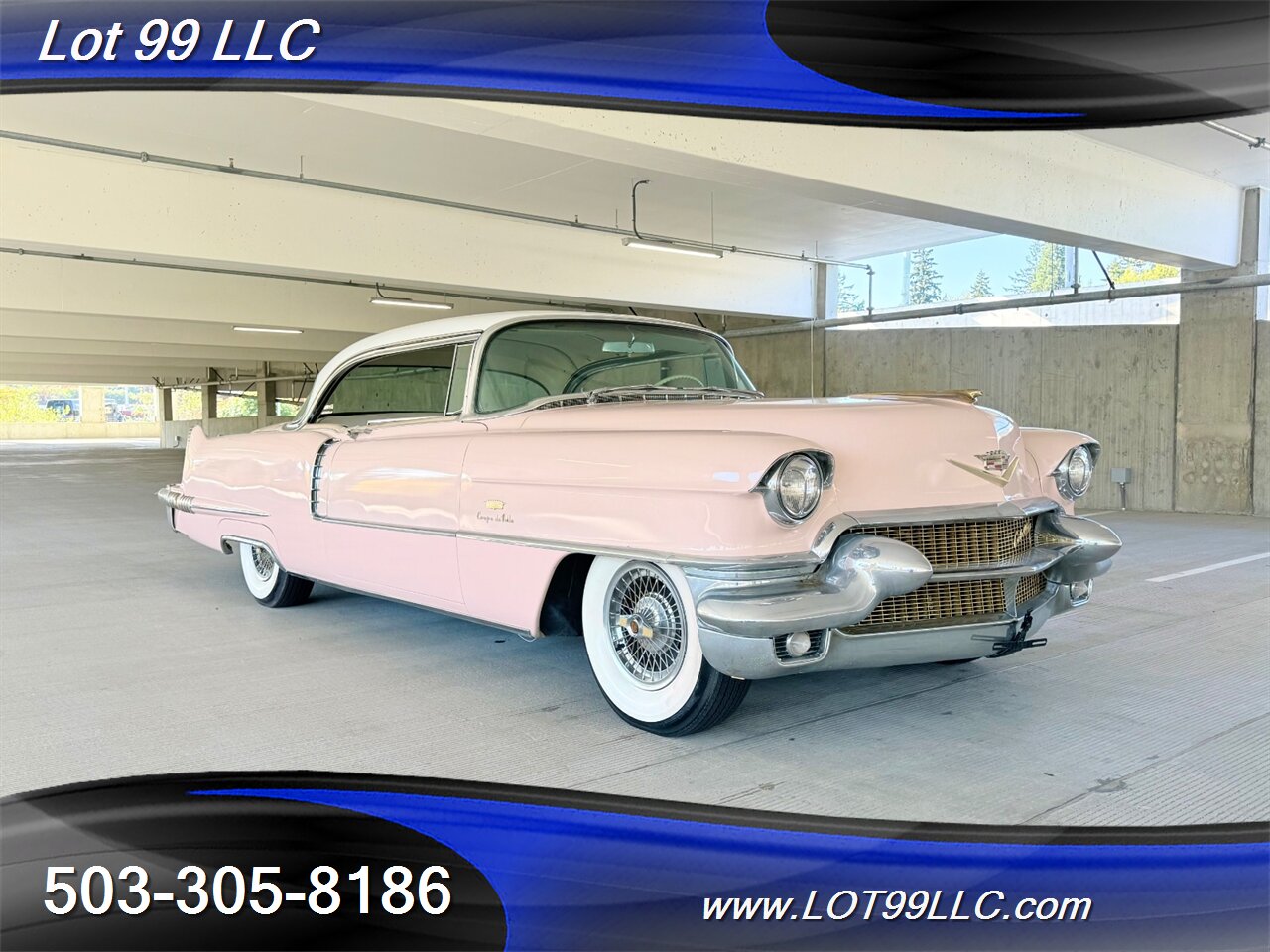 1956 Cadillac Coupe DeVille Factory Power Windows-Seat-Steering Factory Tissue Holder Continental Kit - Photo 4 - Milwaukie, OR 97267
