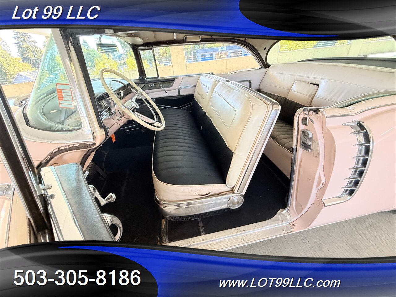 1956 Cadillac Coupe DeVille Factory Power Windows-Seat-Steering Factory Tissue Holder Continental Kit - Photo 12 - Milwaukie, OR 97267