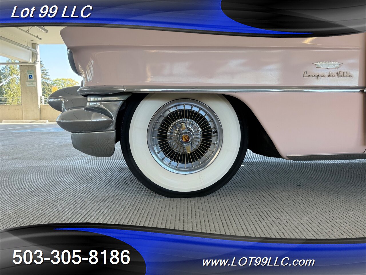 1956 Cadillac Coupe DeVille Factory Power Windows-Seat-Steering Factory Tissue Holder Continental Kit - Photo 23 - Milwaukie, OR 97267