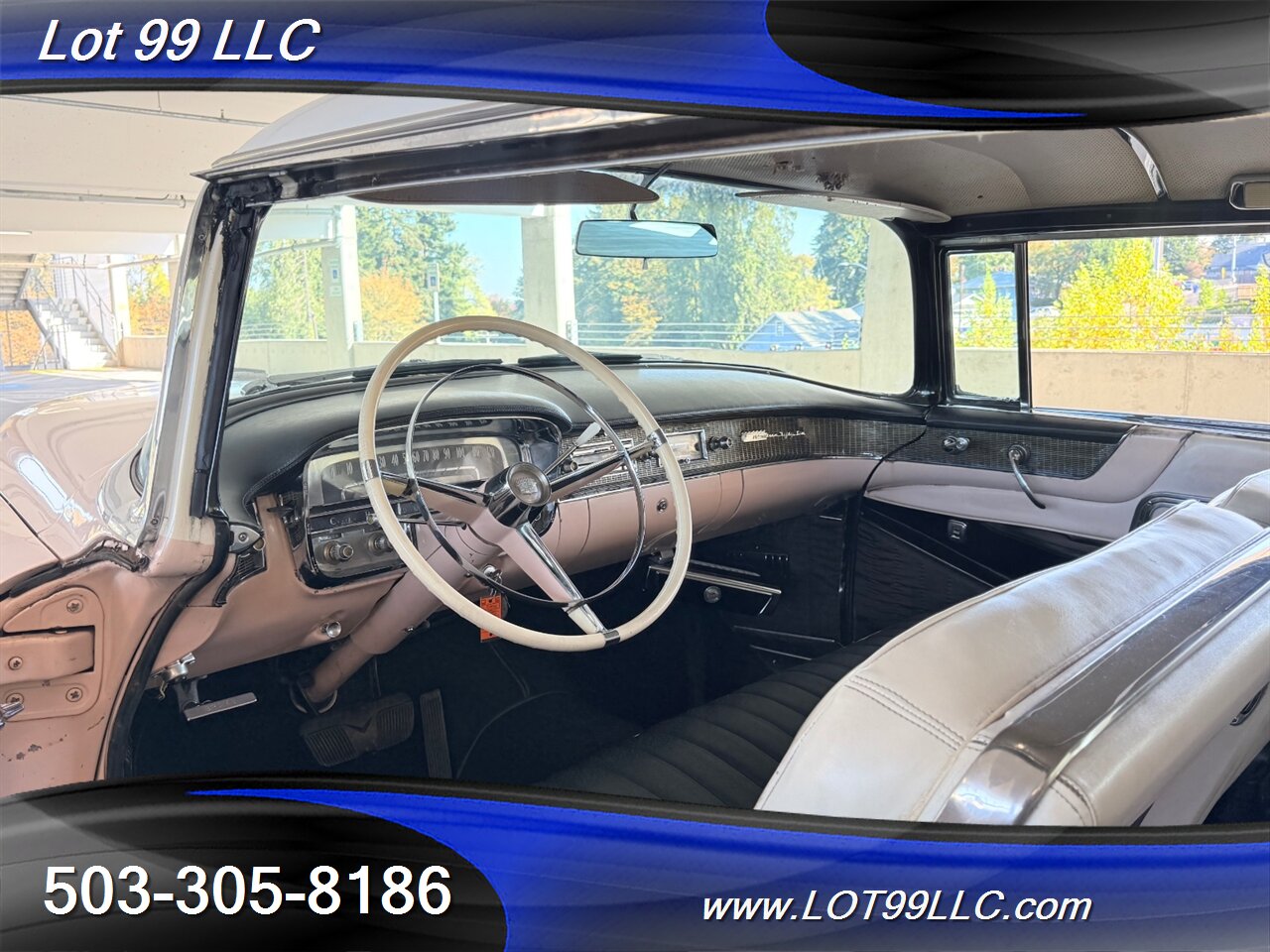 1956 Cadillac Coupe DeVille Factory Power Windows-Seat-Steering Factory Tissue Holder Continental Kit - Photo 35 - Milwaukie, OR 97267