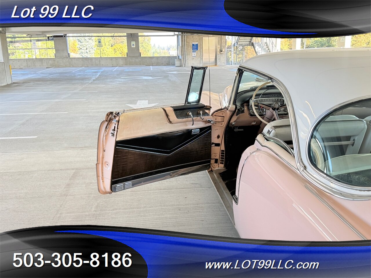 1956 Cadillac Coupe DeVille Factory Power Windows-Seat-Steering Factory Tissue Holder Continental Kit - Photo 31 - Milwaukie, OR 97267