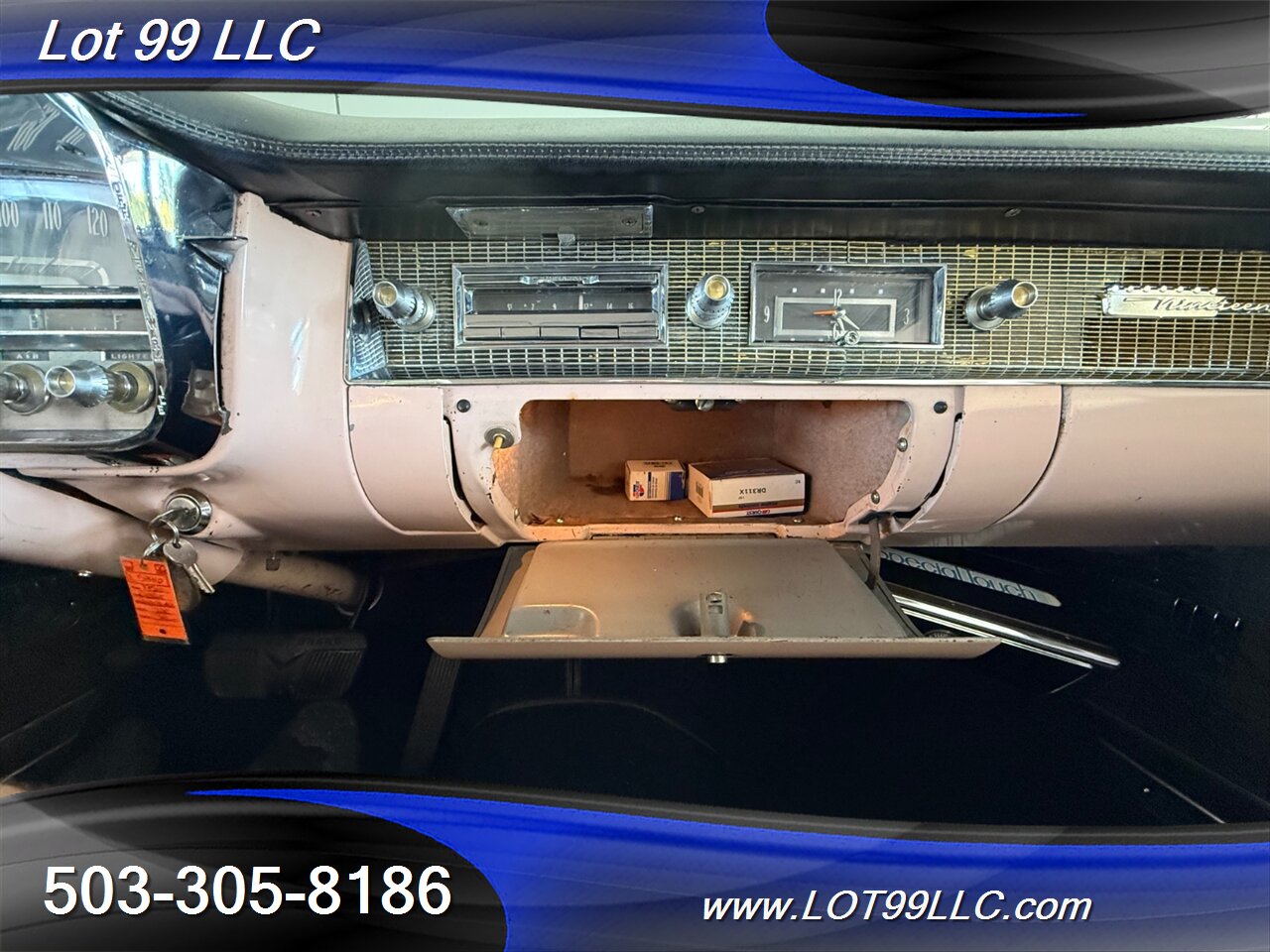 1956 Cadillac Coupe DeVille Factory Power Windows-Seat-Steering Factory Tissue Holder Continental Kit - Photo 37 - Milwaukie, OR 97267